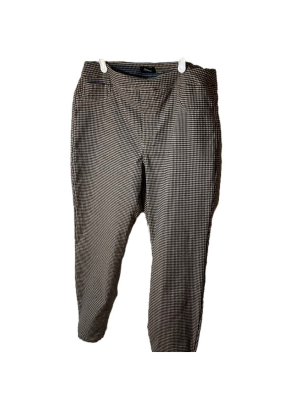 Reitman's plaid cropped pull on dress pants Size XL professional career